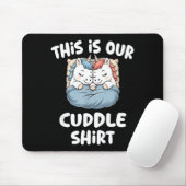 Cute Unicorn Couple This Is Our Cuddle  Muismat (Met muis)
