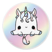 Cute Unicorn Drawer Pull Keramische Knop (Voorkant)