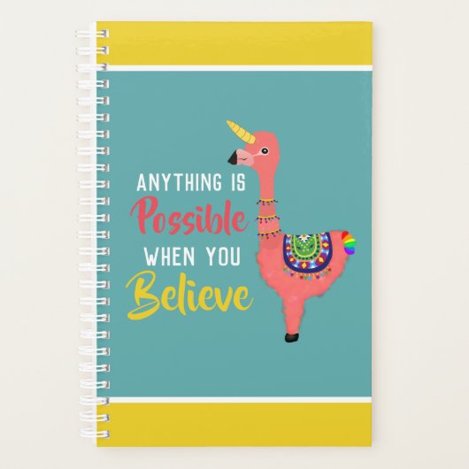 Cute Unicorn Flamingo Llama Inspiring Unifllama (Devant)
