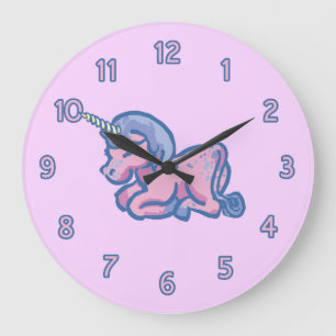 Cute Unicorn Grote Klok