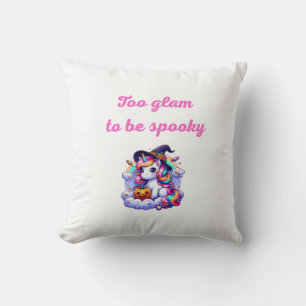 Cute Unicorn Heks Illustratie – "Te Glam om te Zij Kussen