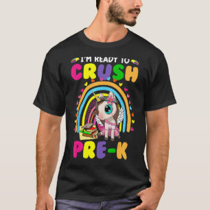 Cute Unicorn Ik ben klaar om Prek terug te gooien T-shirt