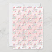 Cute Unicorn, Invitation Baby shower Floral (Dos)