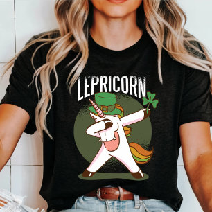 Cute Unicorn Leprichaun St. Patrick's Day T-Shirt