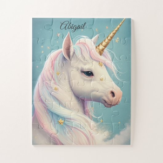 Cute Unicorn Magical Puzzle for Kids (Vertical)