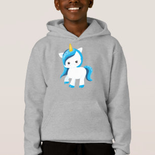 Cute Unicorn, Magique Unicorne, Hiver, Snowflakes