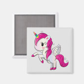 Cute Unicorn Magneet (Voorkant / Achterkant)