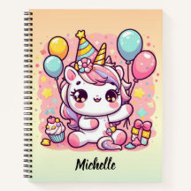 Cute Unicorn met ballonnen