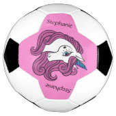 Cute Unicorn nom personnalisé et couleur balle de  (Tourné)