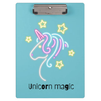 Cute unicorn-ontwerp klembord