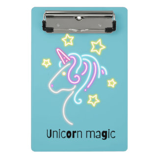 Cute unicorn-ontwerp mini klembord