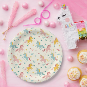 Cute Unicorn Papieren Bordje