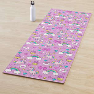 Cute Unicorn Pattern Yogamat
