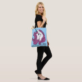 Cute Unicorn personnalisé monogramme & sacs couleu (Sur le modèle)