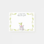 Cute Unicorn Plant Pot Personalized Note van ... (Voorkant)