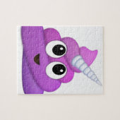 Cute Unicorn Poop emoji Legpuzzel (Horizontaal)