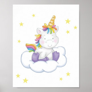 Cute Unicorn Poster