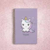 Cute Unicorn Purple Planner
