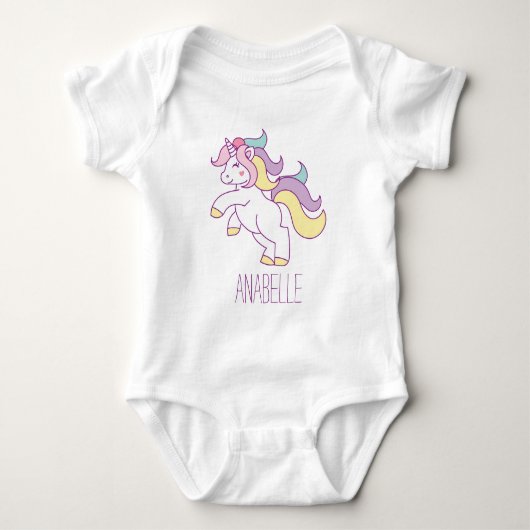 Cute Unicorn Romper (Voorkant)