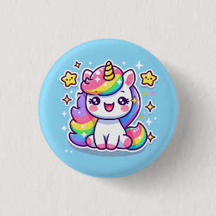 Cute Unicorn Ronde Button 3,2 Cm