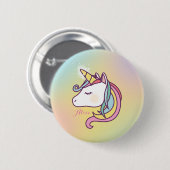 Cute Unicorn Ronde Button 5,7 Cm (Voorkant /achterkant)