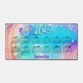 Cute unicorn rose Parties scintillant arc-en-ciel (Recto)