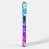 Cute unicorn roze Glitter Regenbooggougrammonogram Case-Mate iPhone Case (Achterkant / Rechts)