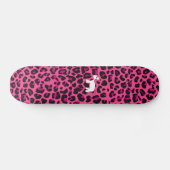 Cute unicorn roze luipaard skateboard (Horizontaal)