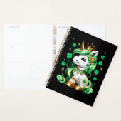 Cute Unicorn Shamrock St Patricks Day  (Devant avec enveloppe)