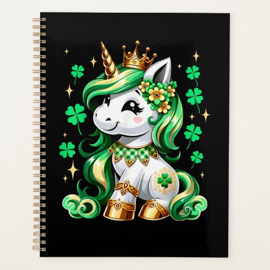 Cute Unicorn Shamrock St Patricks Day  (Devant)