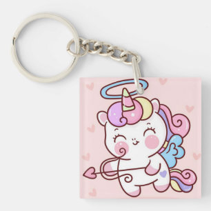 Cute Unicorn Sleutelhanger