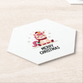 Cute Unicorn Starry Night (4) Kartonnen Onderzetters (Schuin)