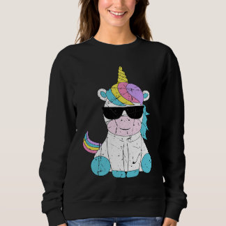 Cute Unicorn Sunglasses Magical Cool Unicorns Trui