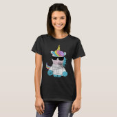 Cute Unicorn Sunglasses Unicorns Magical Creature  T-shirt (Voorkant volledig)