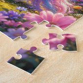 Cute Unicorn with Rainbow Jigsaw Puzzle (Côté)