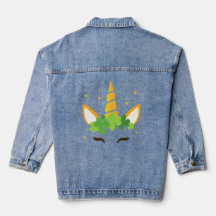 Cute Unicorne visage St patrick filles enfants