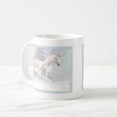 Cute Unicorns in sneeuw 1 Koffiemok (Voorkant links)