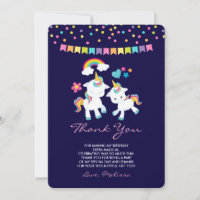 Cute Unicorns Magische Regenboog en Sterren
