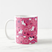 Cute Unicorns Pattern Koffiemok (Links)