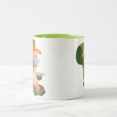 Cute vache caricaturale et une belle Mug de Cuppa (Centre)