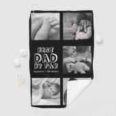 Cute Vaderdag Photo Collage Golf Towel Golfhanddoek (Insitu)