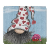 Cute Valentijn Gnome Snijplank (Voorkant)