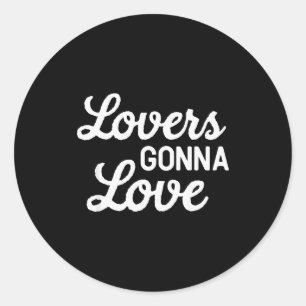 Cute Valentijnsdag Cadeau Voor Haar Vrienden Zulle Ronde Sticker