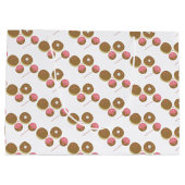 Cute Valentijnsdag Donut and Cake Pop Pattern Groot Cadeauzakje (Achterkant)