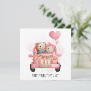 Cute Valentijnsdag Holiday Card Feestdagenkaart