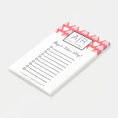Cute Valentijnsdag Scribble Hearts Post-it® Notes (Schuin)
