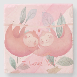 Cute Valentijnsdag Stone Onderzetter