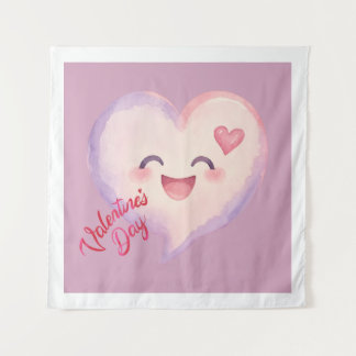 Cute Valentijnshart Wandtapijt Decoratie Wandkleed