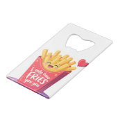 Cute Valentine French Fries Pun (Dos Angle)