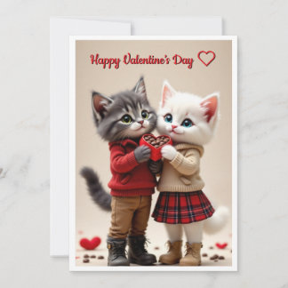 Cute Valentine’s Day Card – Tom & Luna Feestdagenkaart